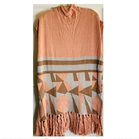 LA Soirée fringe hem poncho - BNWT - 100% cotton - Picture 2 of 4